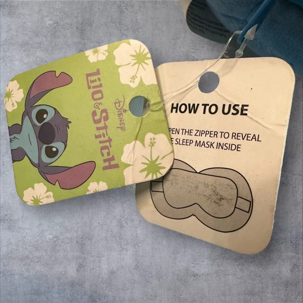 Disney Lilo & Stitch Jacmel Jewelry Eye‎ Mask Pillow NWT